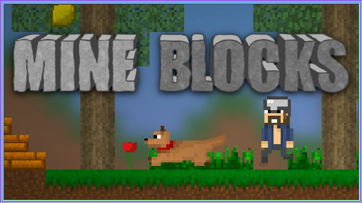 2D Minecraft - Mine Blocks 1.26 - Skins and Minecarts 